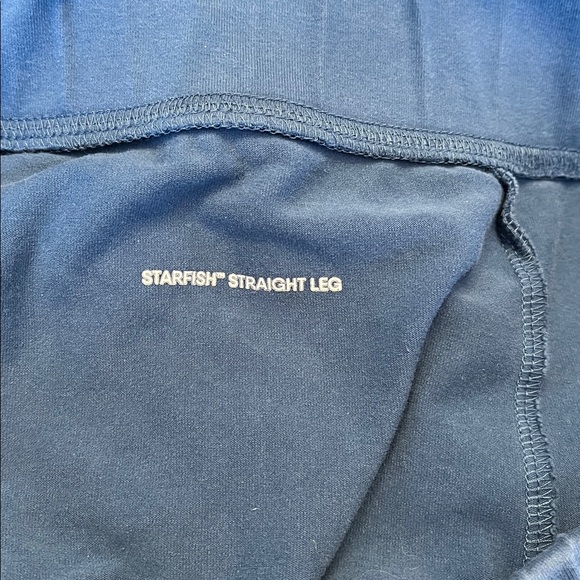 Lands' End Women’s Starfish Mid Rise Straight Leg Pants Evening Blue. Medium - Picture 6 of 11